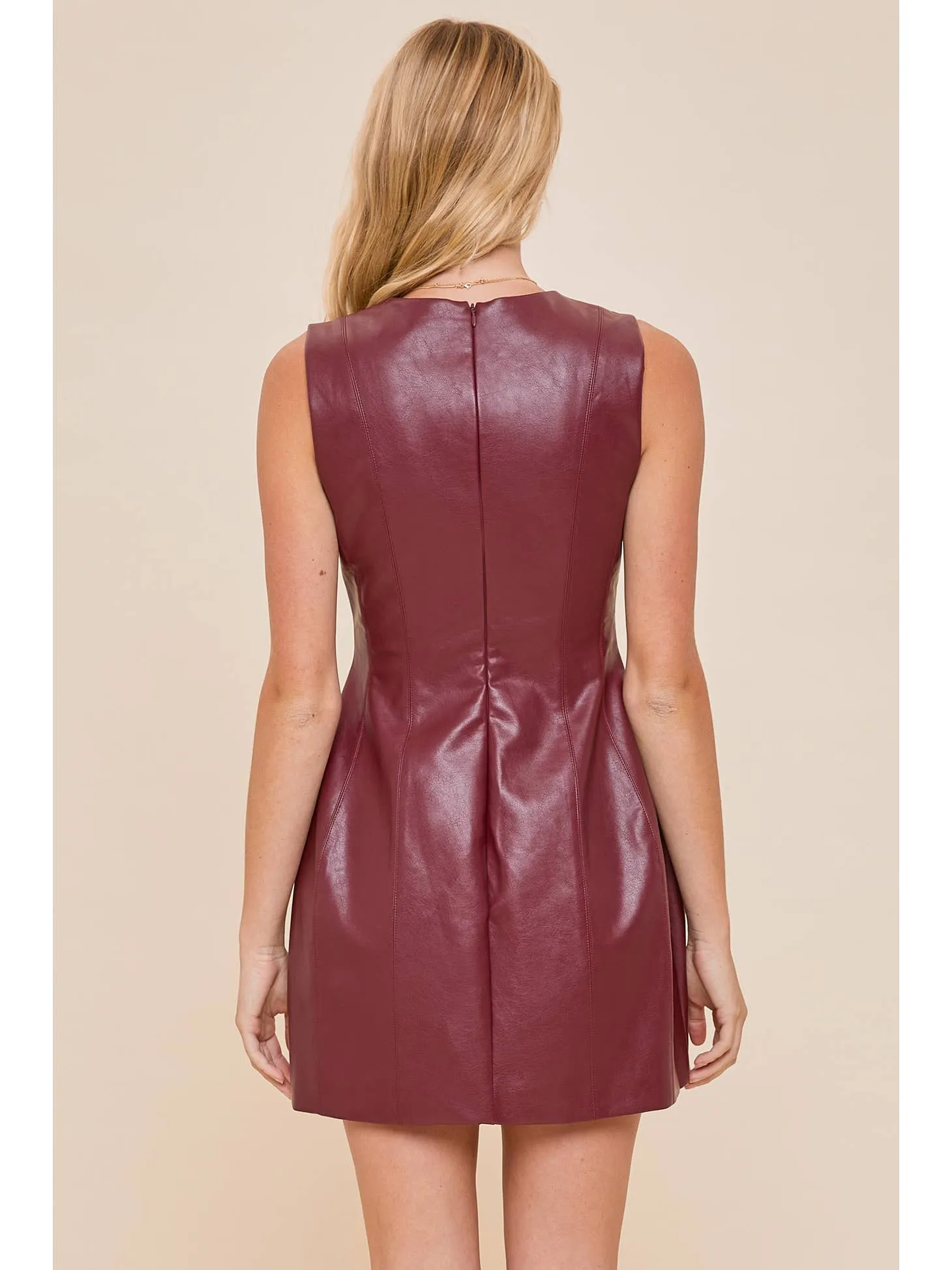 Vivian Leather Dress