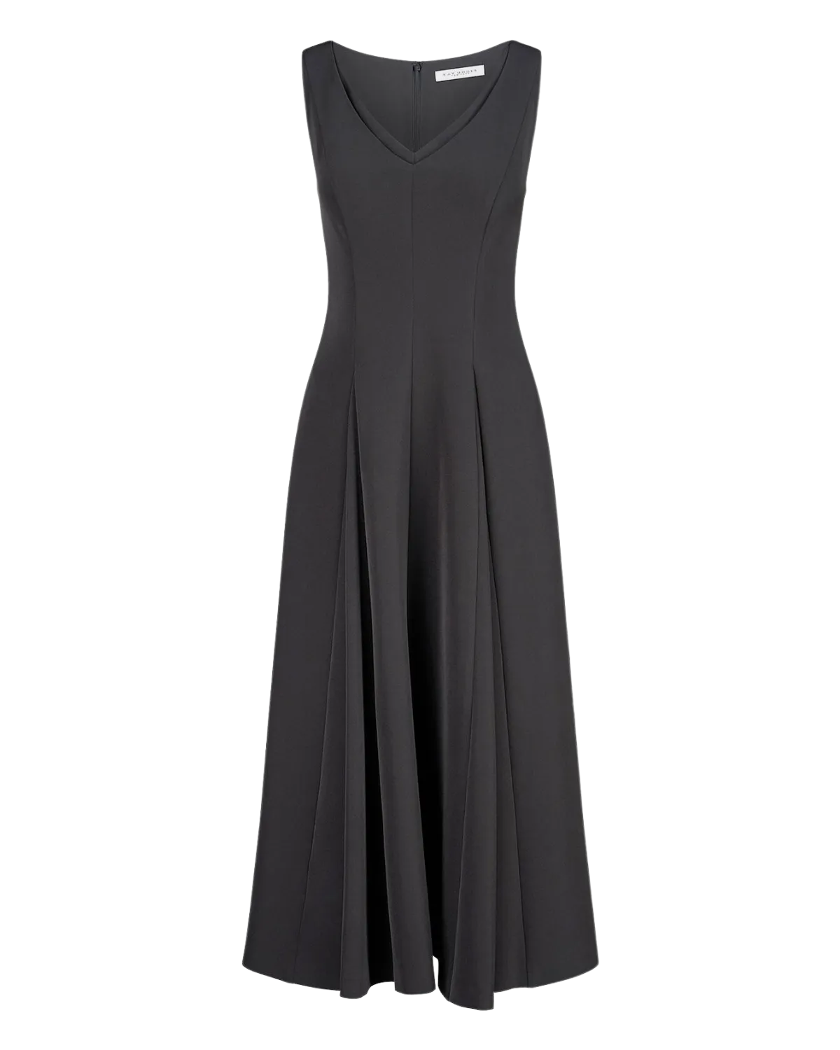 Wanda Tea Length Dress (Black)